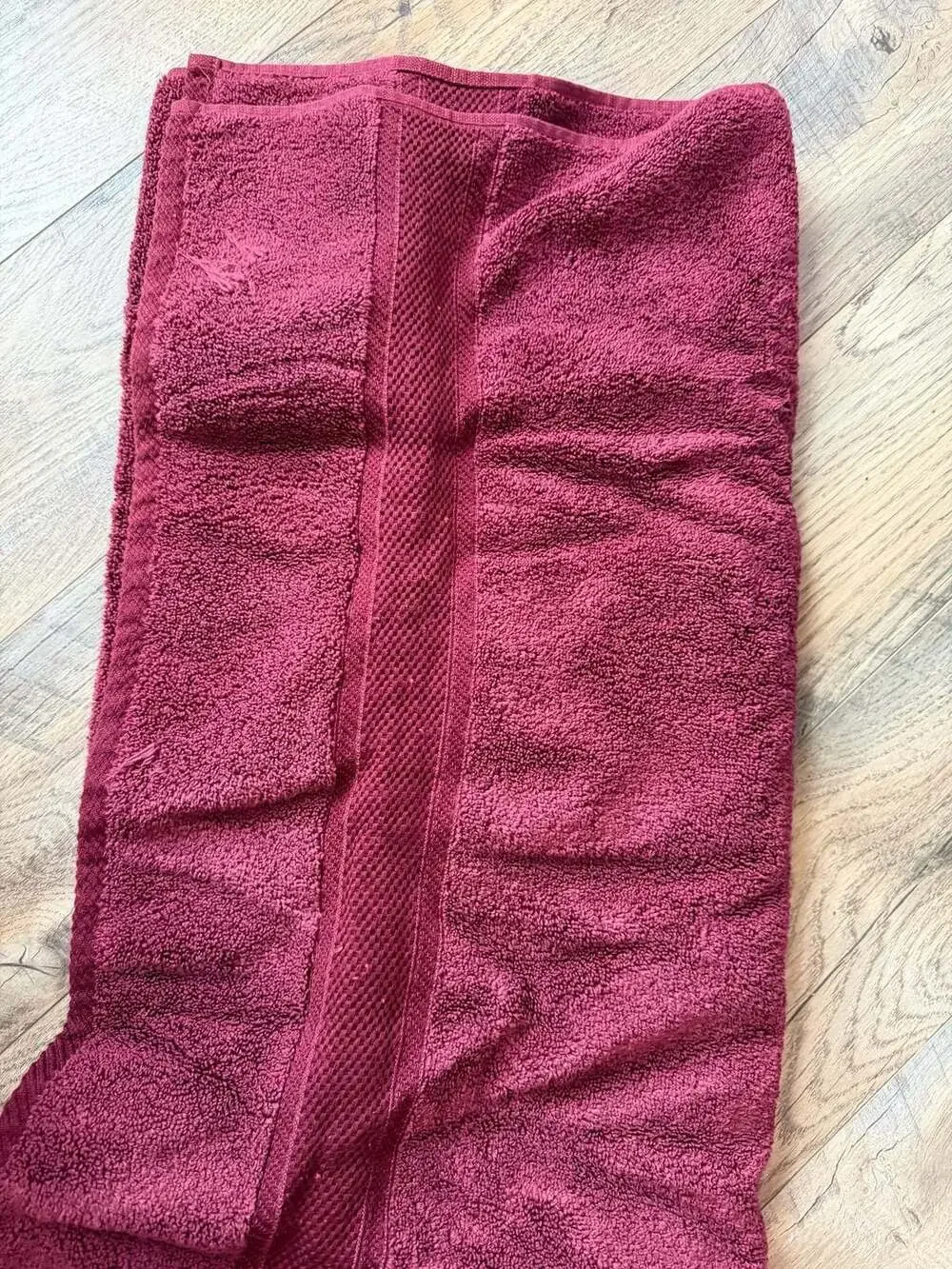 Set of 4 Grand Patrician Seduction Micro Cotton Burgundy bath Towel